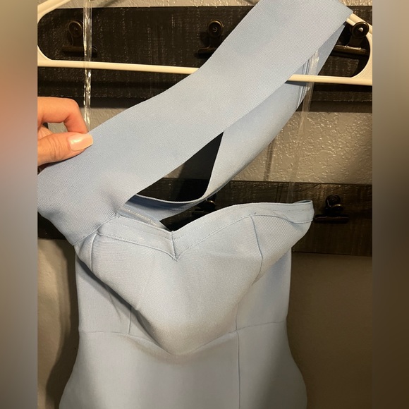 Elegant Blue Women’s Dress - Picture 5 of 7